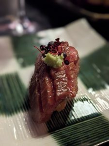 Wagyu sashimi