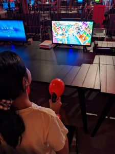 Family weekend in Manchester Cara Science Museum Power Up Gaming